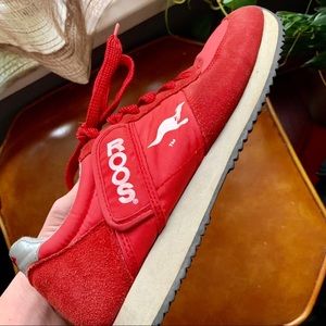Vintage KangaROOS ROOS Red Sneakers size 8.5
